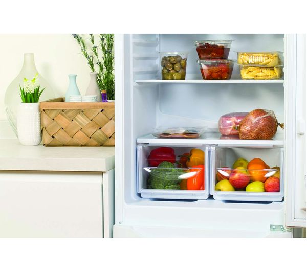 INDESIT IBD 5515 W 1 60 40 Fridge Freezer - White