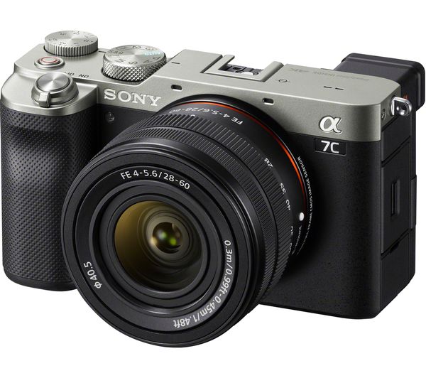 SONY a7 C Mirrorless Camera with FE 28-60 mm f 4-5.6 Lens - Silver
