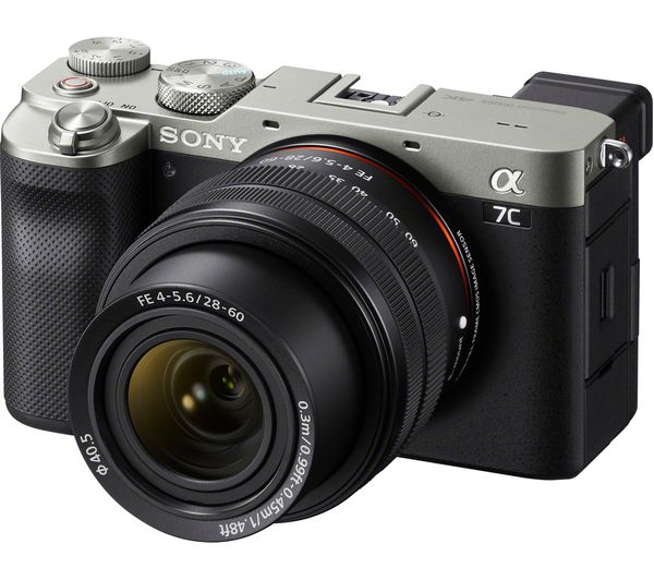 SONY a7 C Mirrorless Camera with FE 28-60 mm f 4-5.6 Lens - Silver