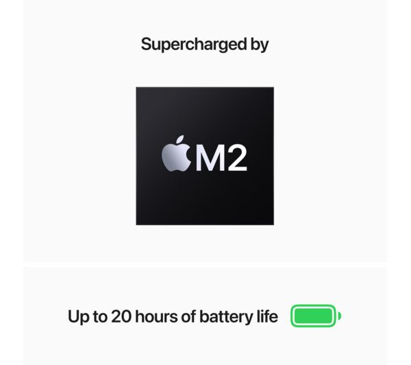 APPLE MacBook Pro 13.3" (2022) - M2 512 GB SSD Space Grey