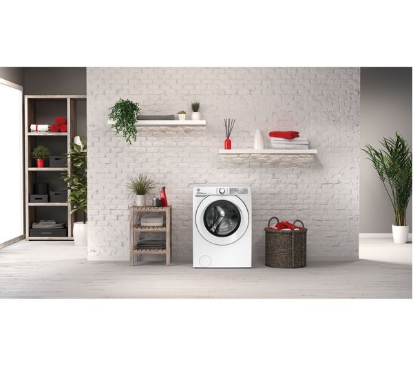HOOVER H-Wash 500 HWB 410AMC WiFi-enabled 10 kg 1400 Spin Washing Machine - White