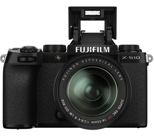 FUJIFILM X-S10 Mirrorless Camera with FUJINON XC 15-45 mm f 3.5-5.6 OIS PZ Lens