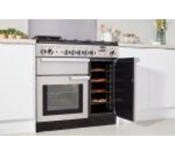 RANGEMASTER Professional+ PROP100NGFSS C Dual Fuel Range Cooker - Stainless Steel