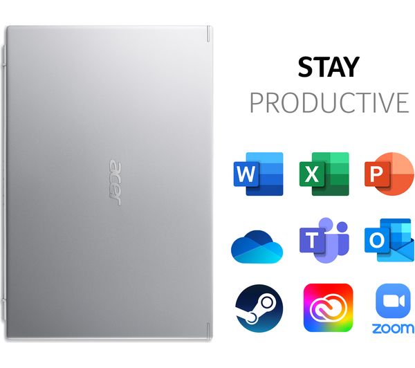 ACER Aspire 5 15.6" Laptop - Intel® Core™ i7 512 GB SSD Silver