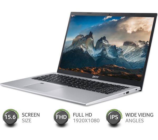 ACER Aspire 5 15.6" Laptop - Intel® Core™ i7 512 GB SSD Silver