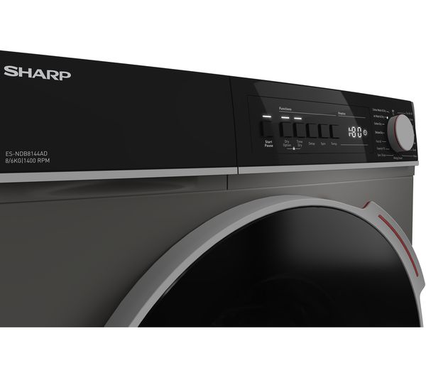 SHARP ES-NDB8144AD-EN 8 kg Washer Dryer - Anthracite