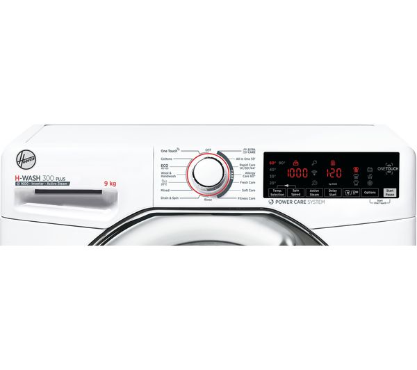 HOOVER H-WASH 300 H3WS69TAMCE NFC 9 kg 1600 Spin Washing Machine - White