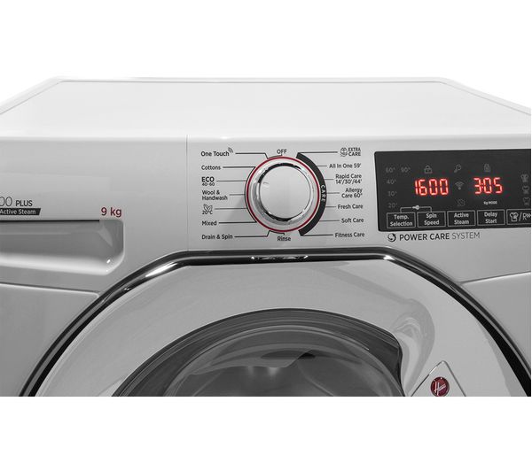 HOOVER H-WASH 300 H3WS69TAMCE NFC 9 kg 1600 Spin Washing Machine - White