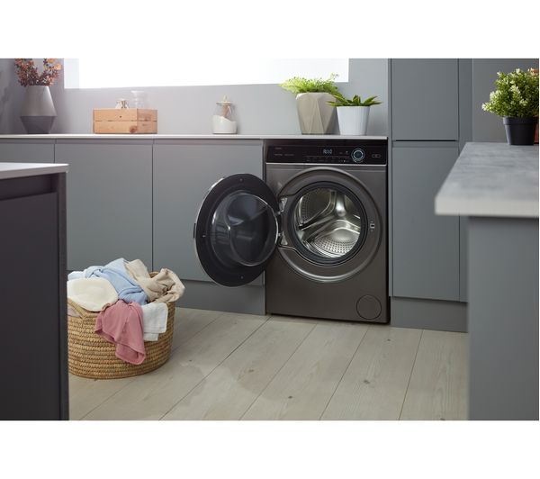 HAIER i-Pro Series 7 HWD80-B14979S 8 kg Washer Dryer - Graphite