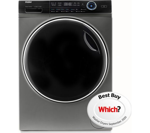 HAIER i-Pro Series 7 HWD80-B14979S 8 kg Washer Dryer - Graphite
