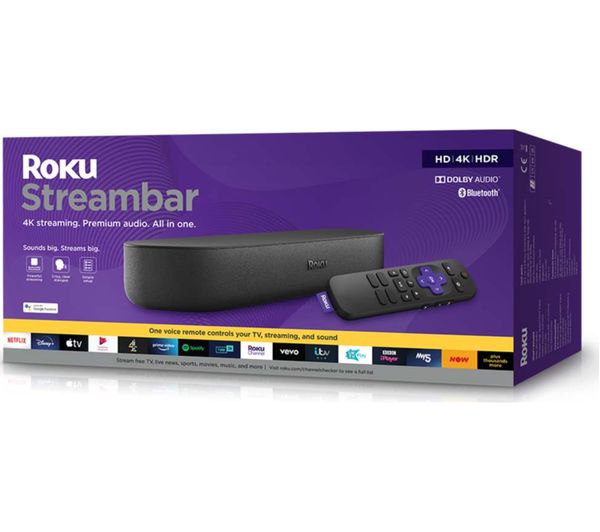 ROKU Streambar 4K HDR Streaming Player & Soundbar