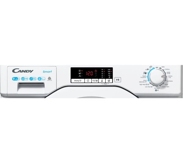 CANDY CBD495D2WE 1-80 Integrated 9 kg Washer Dryer