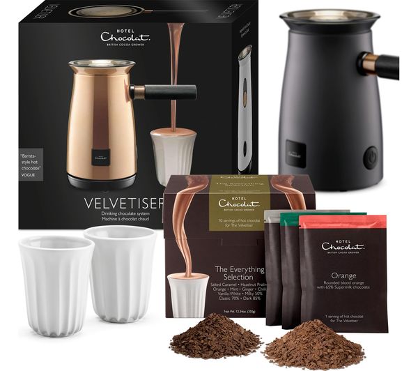 HOTEL CHOCOLAT HC01 Velvetiser Hot Chocolate Machine - Charcoal