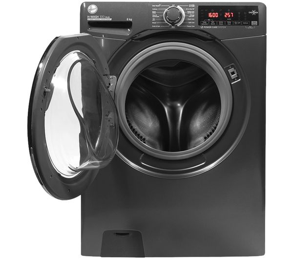 HOOVER H-Wash 300 H3WS68TAMCGE NFC 8 kg 1600 Spin Washing Machine - Graphite
