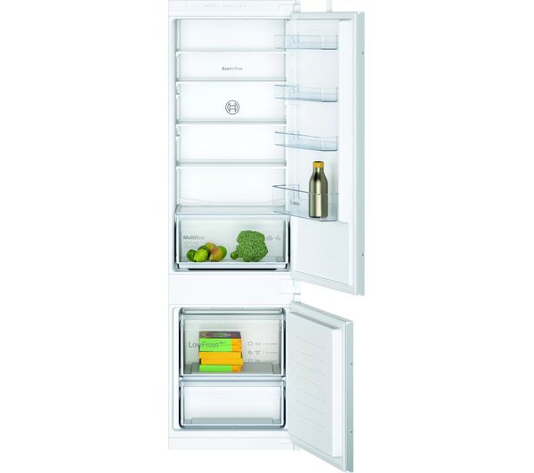 BOSCH Series 2 KIV87NSF0G Integrated 70 30 Fridge Freezer - Sliding Hinge