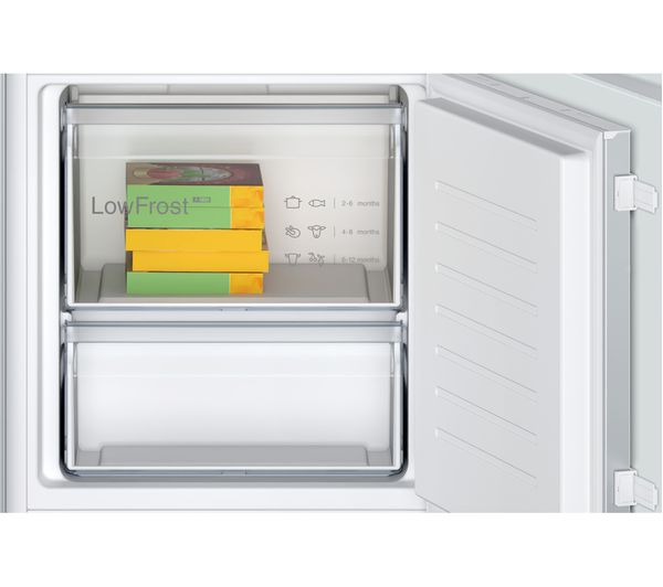 BOSCH Series 2 KIV87NSF0G Integrated 70 30 Fridge Freezer - Sliding Hinge