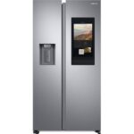 SAMSUNG Family Hub SpaceMax RS6HA8891SL EU American-Style Smart Fridge Freezer - Aluminium