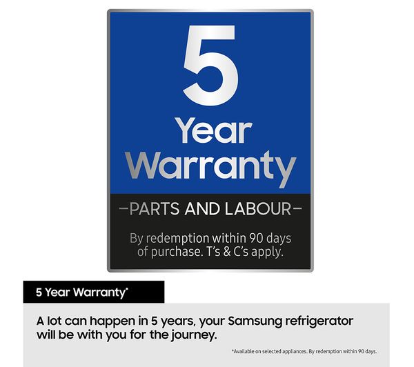 SAMSUNG Family Hub SpaceMax RS6HA8891SL EU American-Style Smart Fridge Freezer - Aluminium