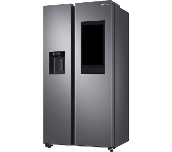 SAMSUNG Family Hub SpaceMax RS6HA8880S9 EU American-Style Smart Fridge Freezer - Matte Stainless