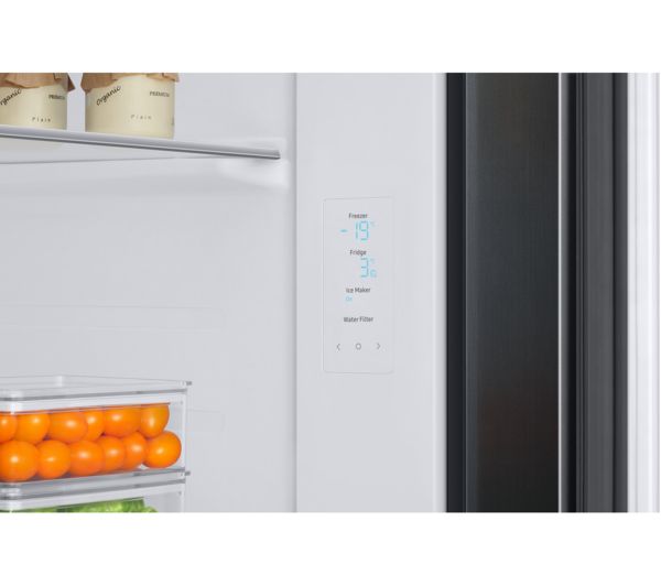 SAMSUNG Series 8 SpaceMax RS68A8840B1 EU American-Style Fridge Freezer - Black Stainless Steel