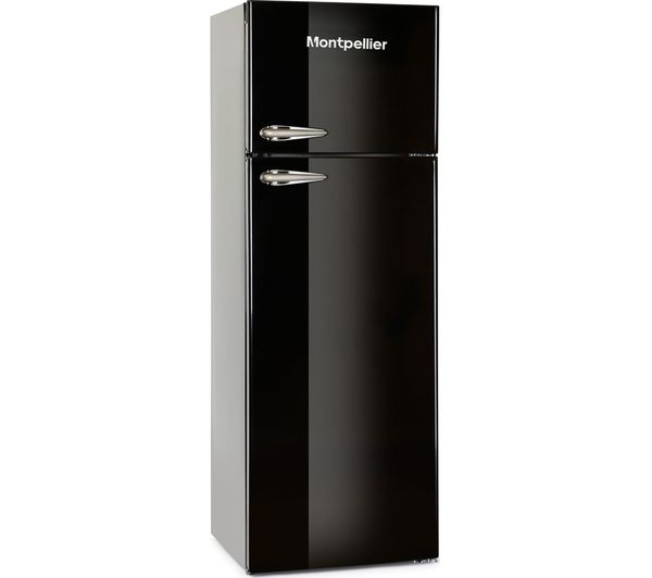 MONTPELLIER Retro MAB346K 80 20 Fridge Freezer - Black