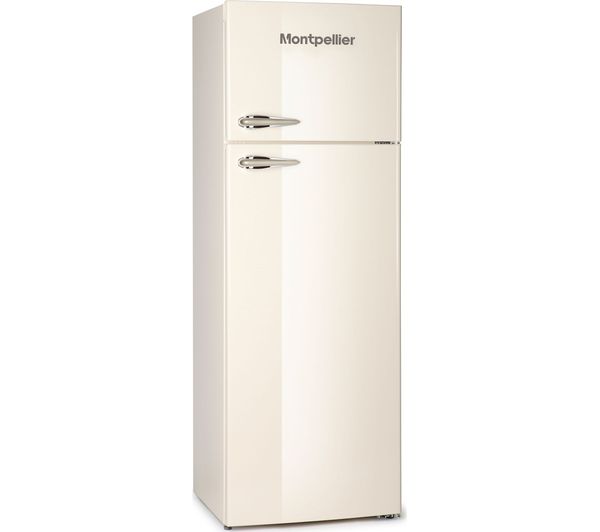 MONTPELLIER Retro MAB346C 80 20 Fridge Freezer - Cream