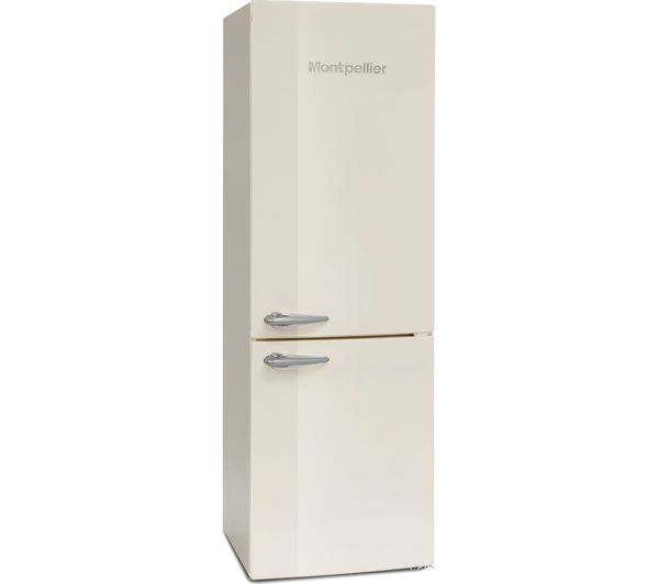 MONTPELLIER Retro MAB386C 60 40 Fridge Freezer - Cream