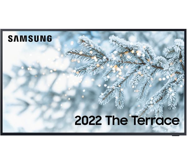 SAMSUNG The Terrace QE55LST7TAUXXU 55" Smart 4K Ultra HD HDR QLED Outdoor TV with Bixby & Google Assistant