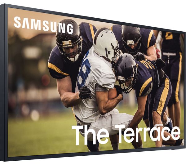 SAMSUNG The Terrace QE55LST7TAUXXU 55" Smart 4K Ultra HD HDR QLED Outdoor TV with Bixby & Google Assistant