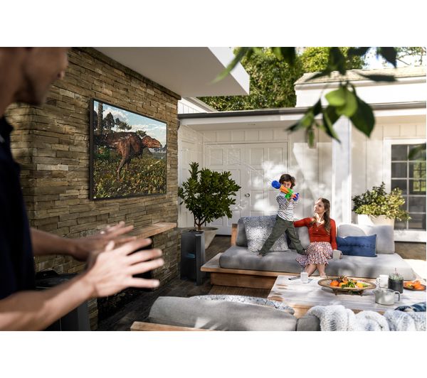 SAMSUNG The Terrace QE55LST7TAUXXU 55" Smart 4K Ultra HD HDR QLED Outdoor TV with Bixby & Google Assistant