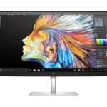 HP U28 4K Ultra HD 28" IPS LCD Monitor - Black & Silver
