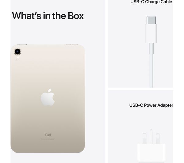 APPLE 8.3" iPad mini Cellular (2021) - 64 GB Starlight
