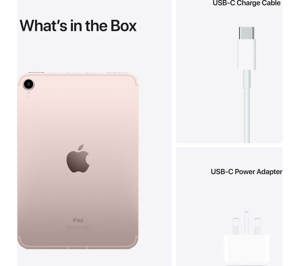 APPLE 8.3" iPad mini Cellular (2021) - 256 GB Pink