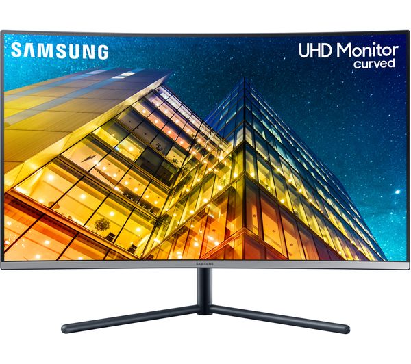 SAMSUNG LU32R590CWRXXU 4K Ultra HD 32" Curved LED Monitor - Black
