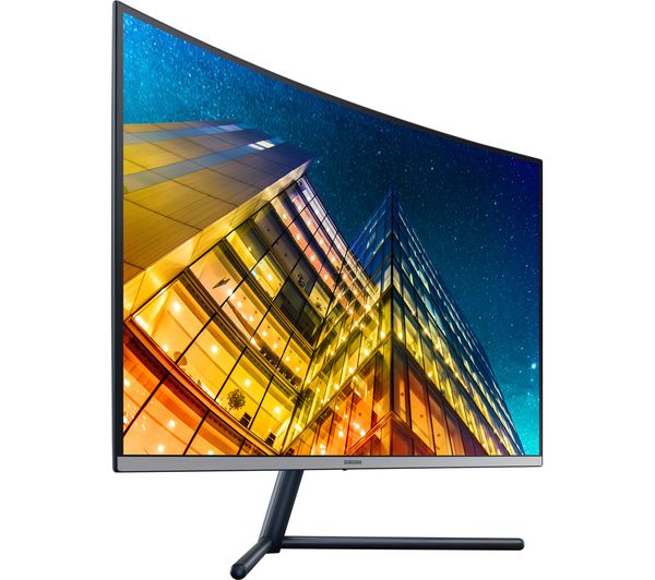 SAMSUNG LU32R590CWRXXU 4K Ultra HD 32" Curved LED Monitor - Black