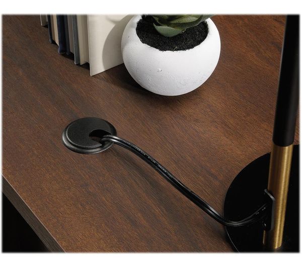TEKNIK Elstree 5426914 L-Shaped Desk - Spiced Mahogany