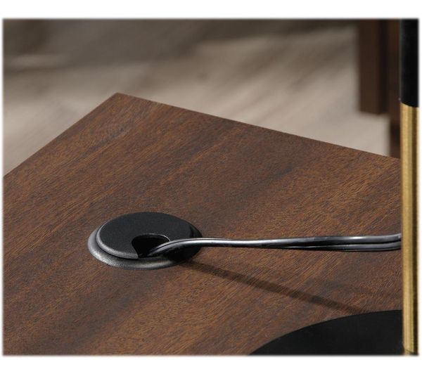 TEKNIK Elstree 5426914 L-Shaped Desk - Spiced Mahogany