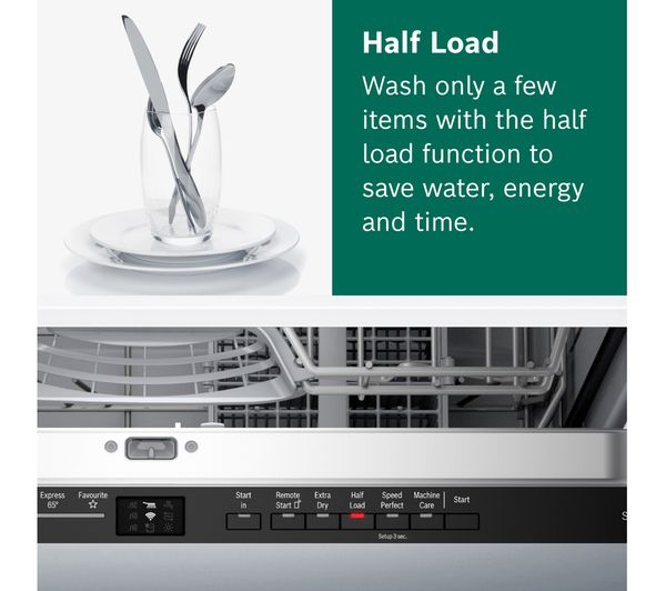 BOSCH Series 2 SMV2ITX18G Full-size Fully Integrated WiFi-enabled Dishwasher