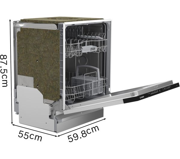 BOSCH Series 2 SMV2ITX18G Full-size Fully Integrated WiFi-enabled Dishwasher