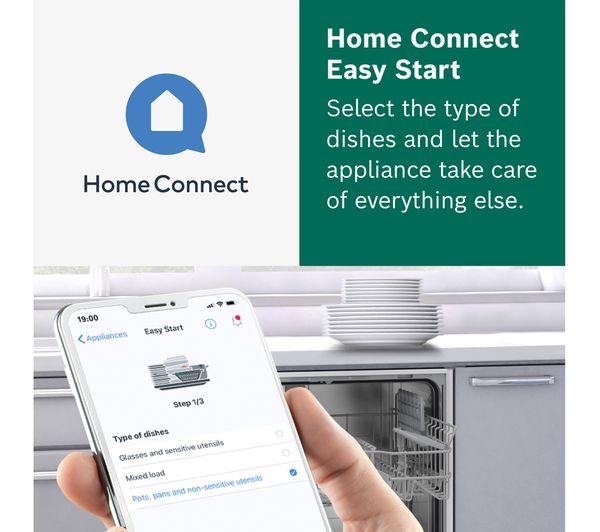 BOSCH Series 2 SMV2ITX18G Full-size Fully Integrated WiFi-enabled Dishwasher