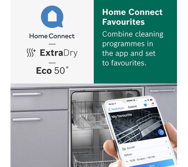 BOSCH Series 2 SMV2ITX18G Full-size Fully Integrated WiFi-enabled Dishwasher