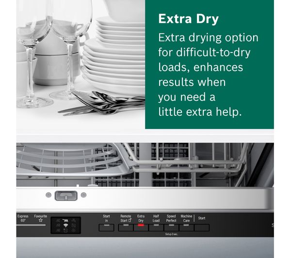 BOSCH Series 2 SMV2ITX18G Full-size Fully Integrated WiFi-enabled Dishwasher