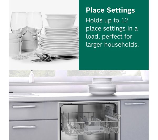 BOSCH Series 2 SMV2ITX18G Full-size Fully Integrated WiFi-enabled Dishwasher