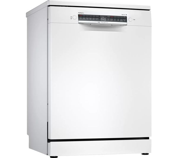BOSCH Series 6 Perfect Dry SMS6ZCW00G Full-size WiFi-enabled Dishwasher - White