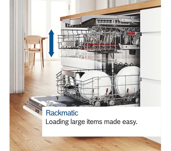 BOSCH Series 6 Perfect Dry SMS6ZCW00G Full-size WiFi-enabled Dishwasher - White