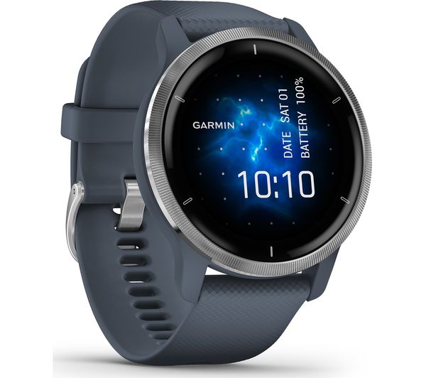 GARMIN Venu 2 - Silver & Granite Blue