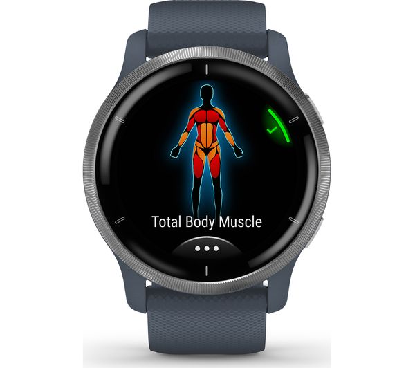 GARMIN Venu 2 - Silver & Granite Blue
