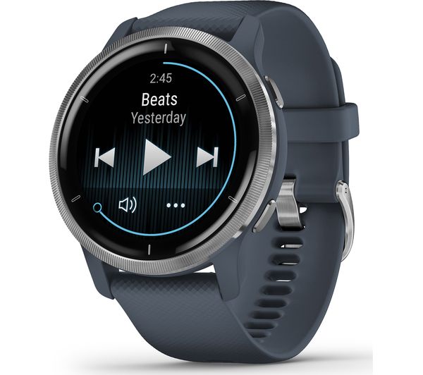 GARMIN Venu 2 - Silver & Granite Blue