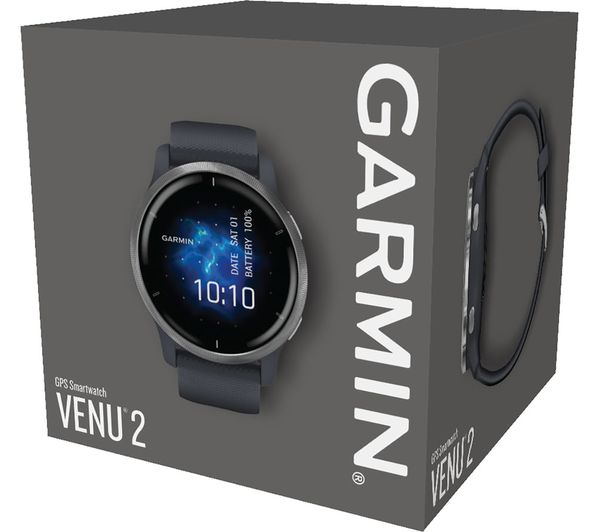 GARMIN Venu 2 - Silver & Granite Blue