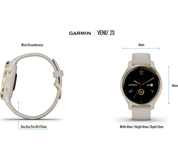 GARMIN Venu 2S - Light Gold & Light Sand